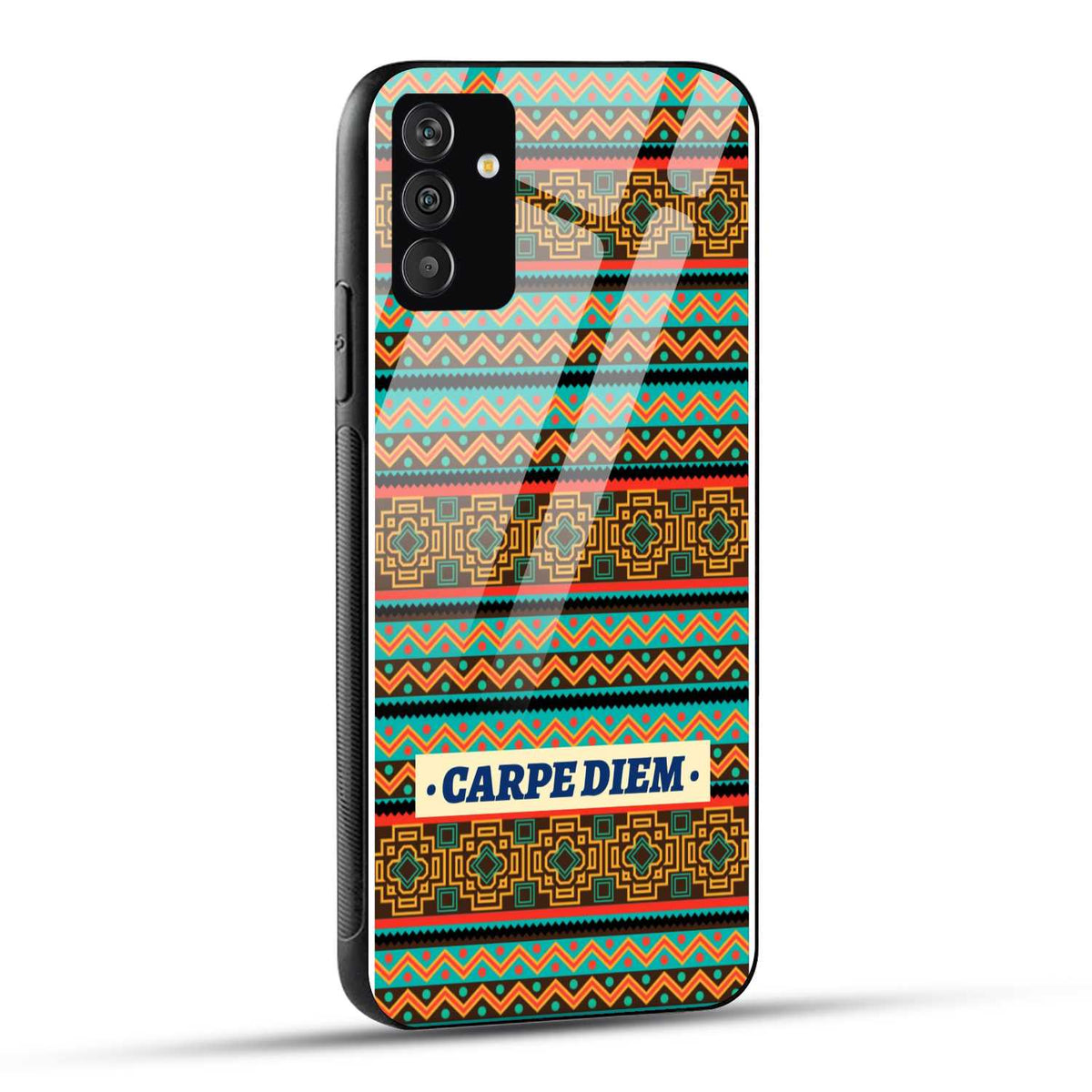 Samsung Galaxy A25 5G Back Cover Intricate Pattern Printed Glass Case
