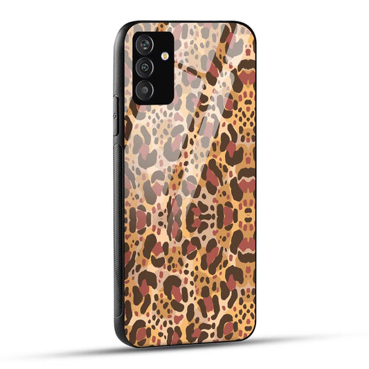 Samsung Galaxy A34 5G Back Cover Unique Brown Texture Printed Glass Case