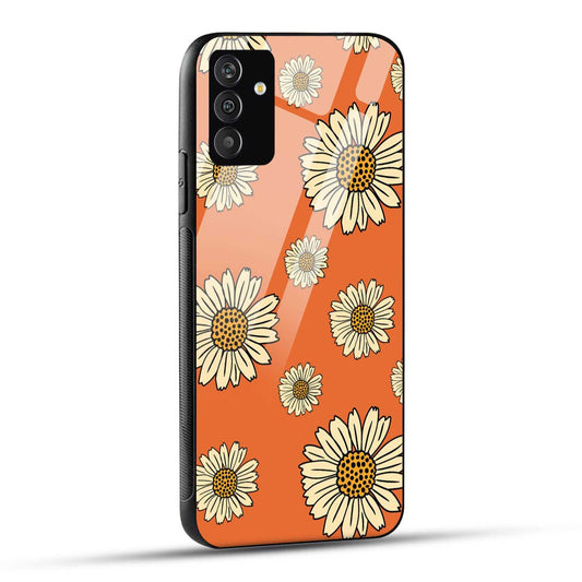Samsung Galaxy F54 Back Cover Beautiful Sunflower Printed Glass Case