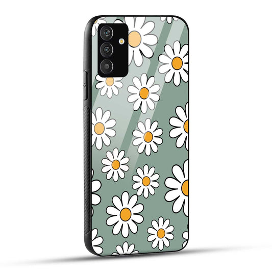 Samsung Galaxy A15 5G Back Cover Colorful Doodle Of Floral Printed Glass Case