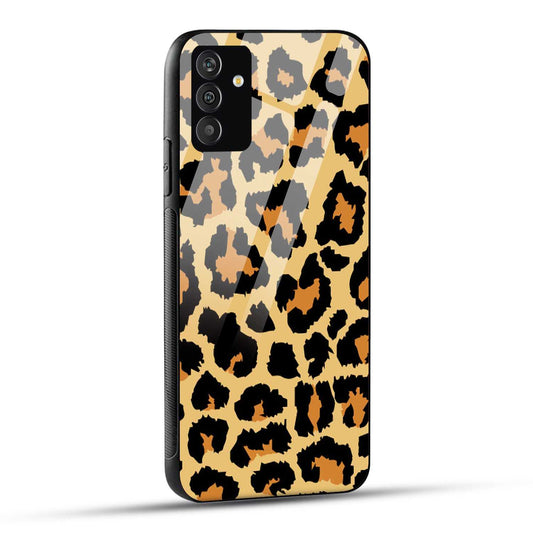 Samsung Galaxy A05s Back Cover Leopard Pastel Art Printed Glass Case