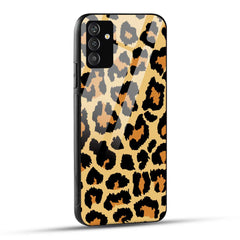 Samsung Galaxy F54 Back Cover Leopard Pastel Art Printed Glass Case
