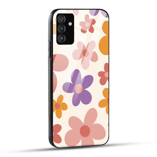 Samsung Galaxy A05s Back Cover Floral Art Of Doodle Printed Glass Case