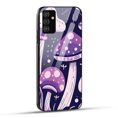 Samsung Galaxy A25 5G Back Cover Crystle Magic Mashrooms Printed Glass Case