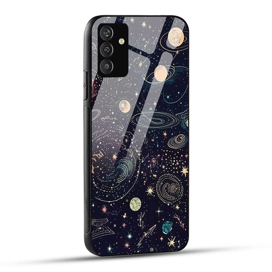Samsung Galaxy A34 5G Back Cover Beauty Of Multiverse Art Printed Glass Case