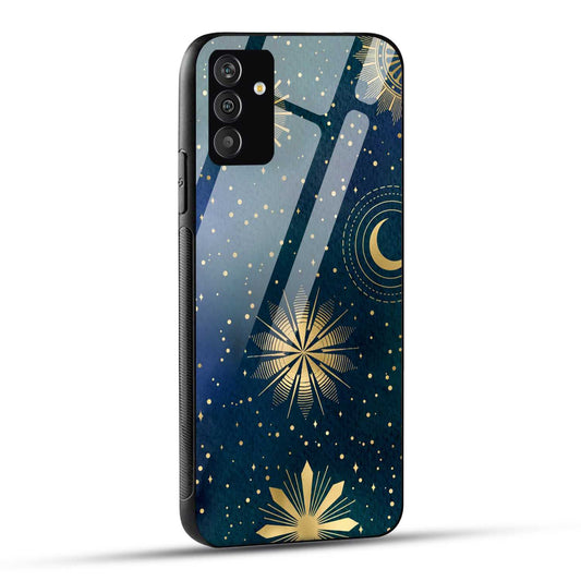 Samsung Galaxy A34 5G Back Cover Art Of Moon Printed Glass Case