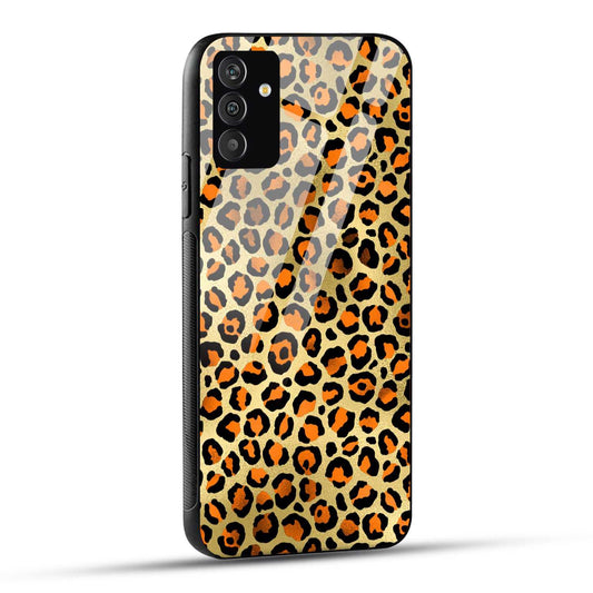 Samsung Galaxy S24 5G Back Cover Leopard Texture Printed Glass Case