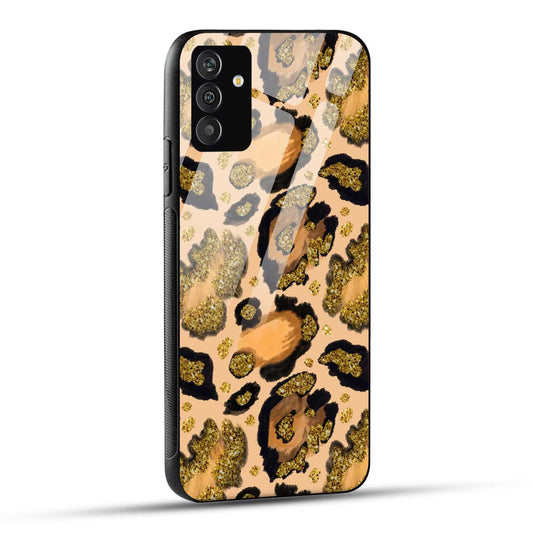 Samsung Galaxy S24 5G Back Cover Seamless Gold Pattern Printed Glass Case