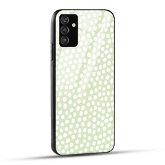 Samsung Galaxy S24 5G Back Cover White Dots Texture Printed Glass Case