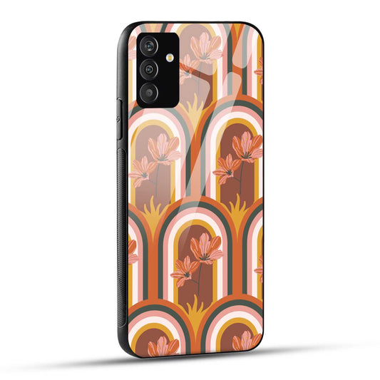 Samsung Galaxy S24 5G Back Cover Floral Texture Pattern Printed Glass Case