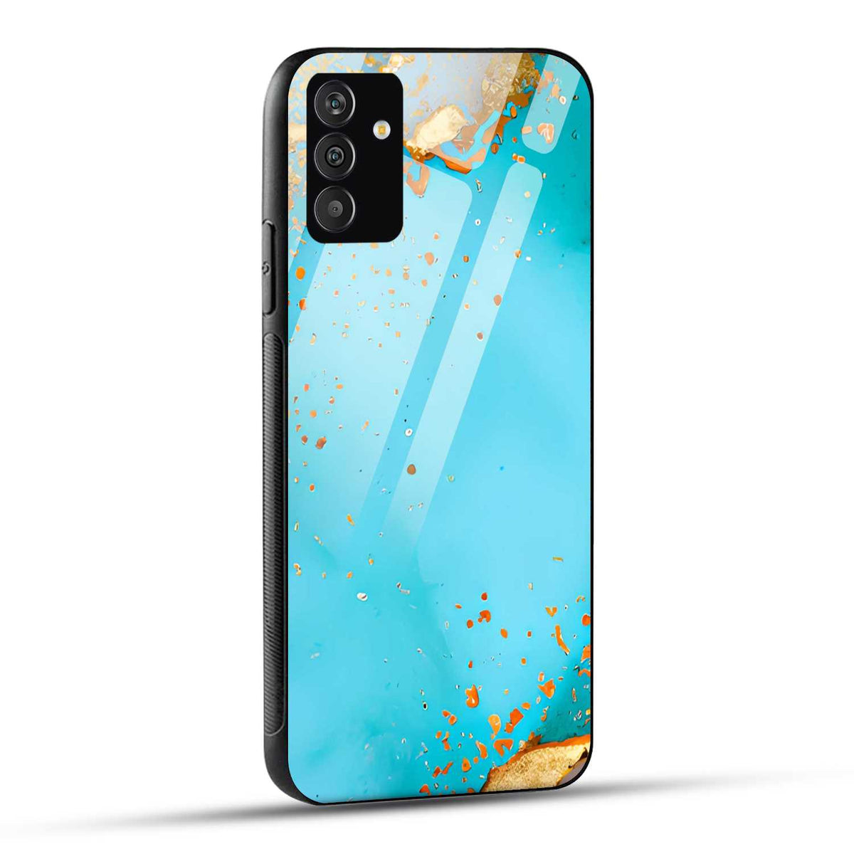 Samsung Galaxy A25 5G Back Cover Shining Marble Printed Glass Case