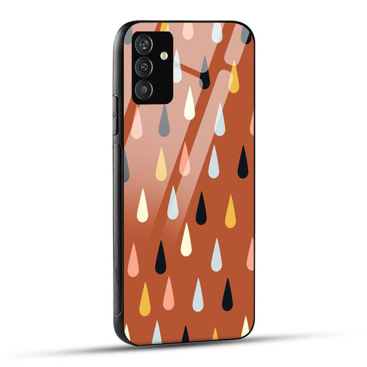 Samsung Galaxy A15 5G Back Cover Colorful Drops Printed Glass Case