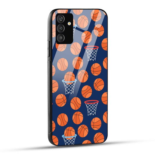 Samsung Galaxy A05s Back Cover Basket Ball Doodle Art Printed Glass Case
