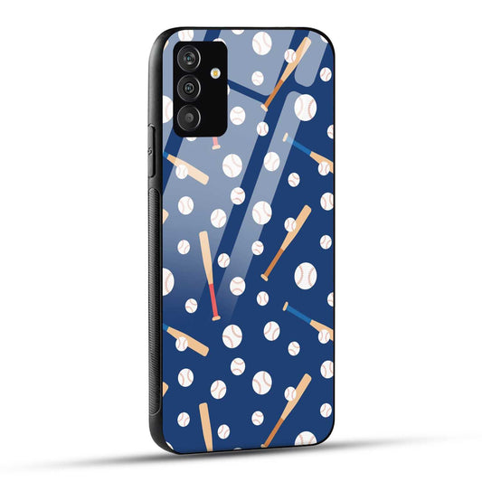 Samsung Galaxy S24 5G Back Cover Baseball Art Printed Glass Case