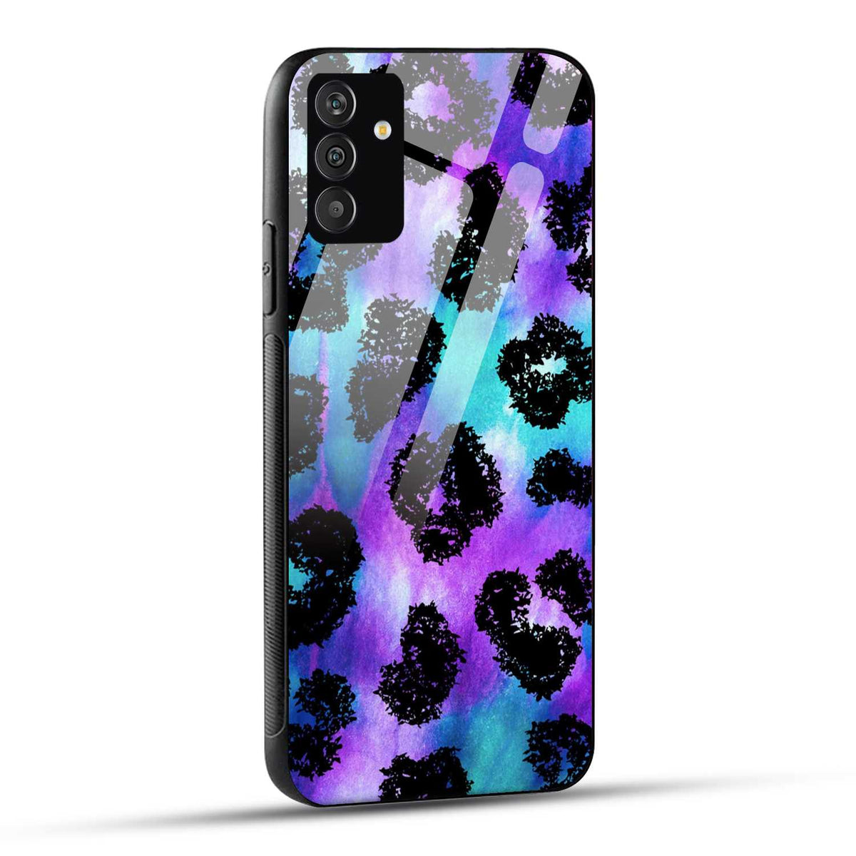Samsung Galaxy A05s Back Cover Blue Colour Pattern Printed Glass Case