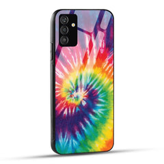 Samsung Galaxy A05s Back Cover Tie-Dye Texture Pattern Printed Glass Case
