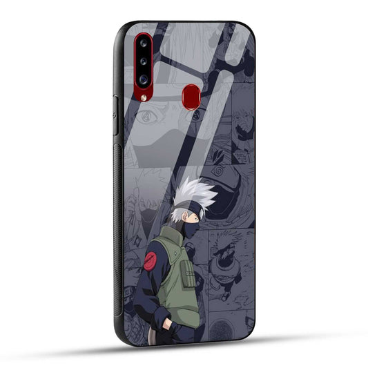 Samsung Galaxy A20s Back Cover Kakashii Printed Glass Case