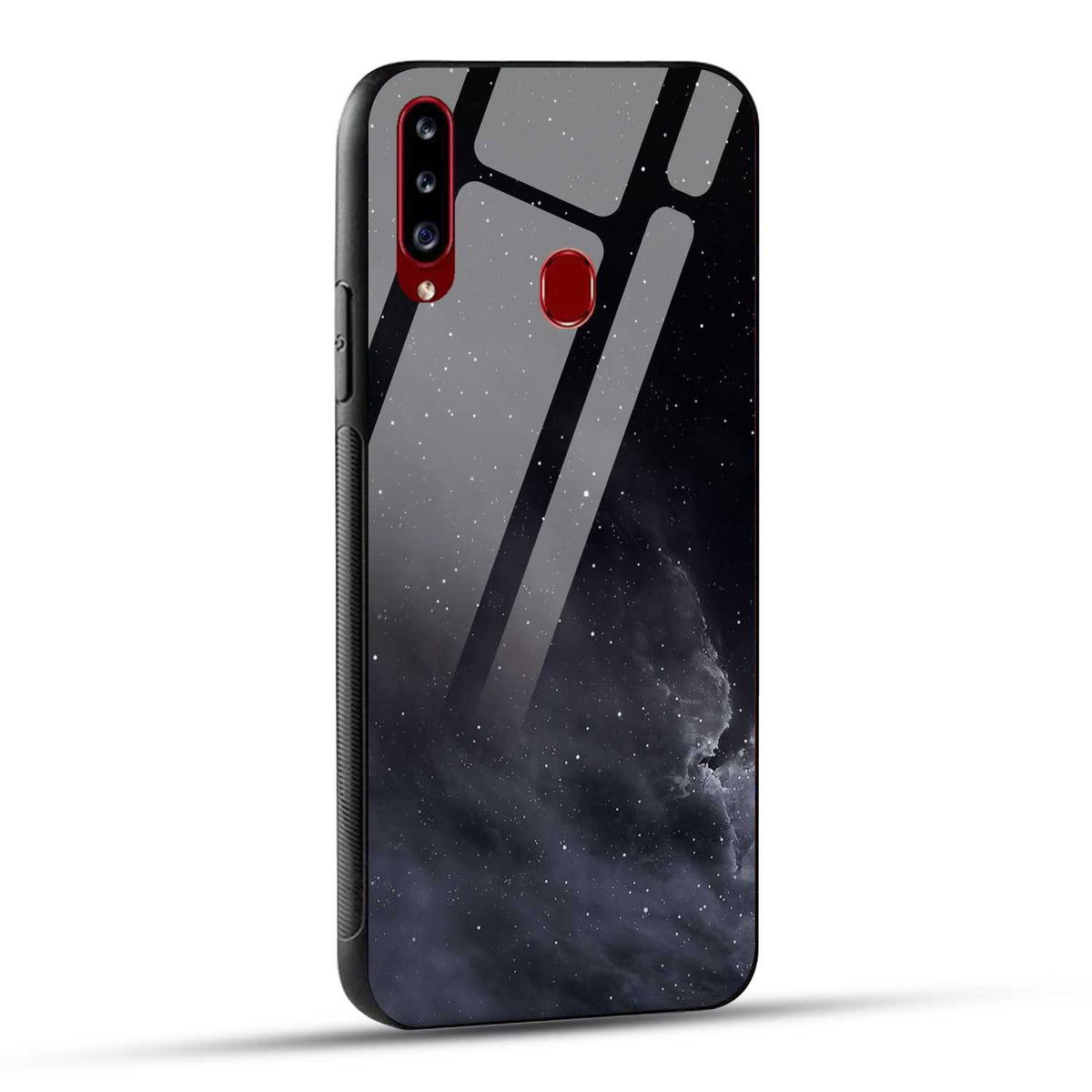 Samsung Galaxy A20s Back Cover Stars In The Dark Printed Glass Case