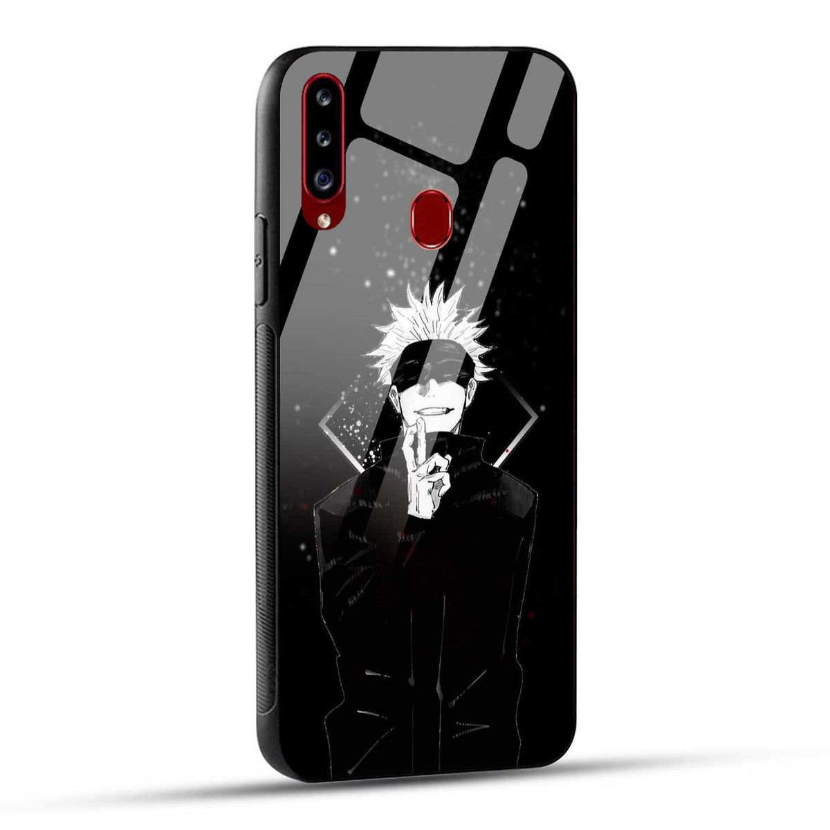 Samsung Galaxy A20s Back Cover Anime Printed Glass Case