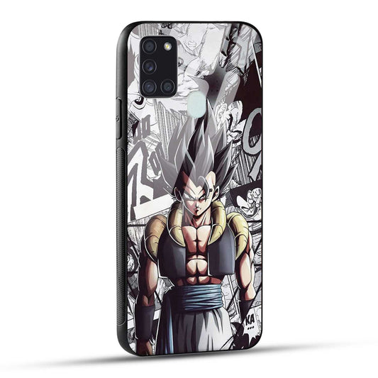 Samsung Galaxy A21s Back Cover Looking Angry Printed Glass Case