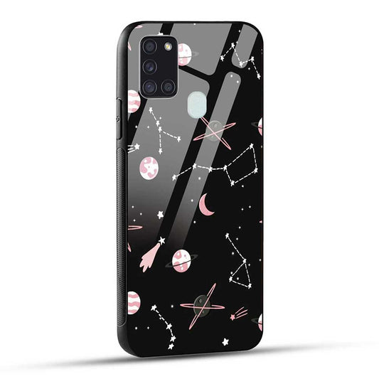 Samsung Galaxy A21s Back Cover Galaxy Glass Case