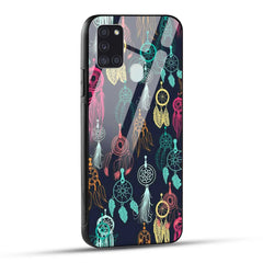 Samsung Galaxy A21s Back Cover Dreamcatcher Printed Glass Case