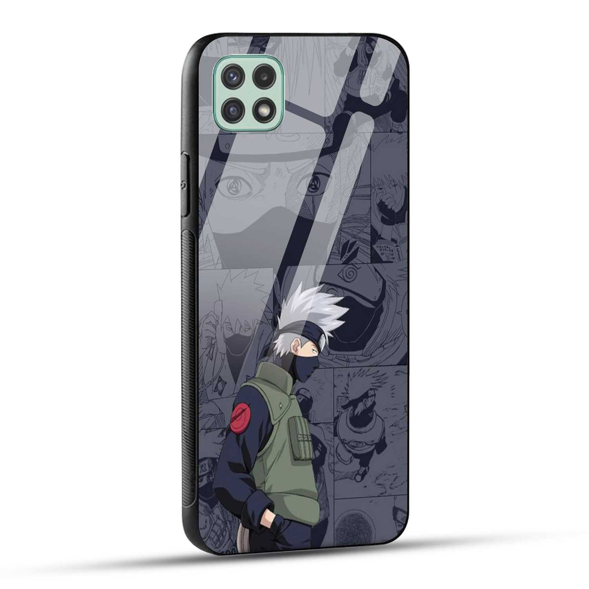 Samsung Galaxy A22 5G / Samsung Galaxy F42 5G Back Cover Kakashii Printed Glass Case