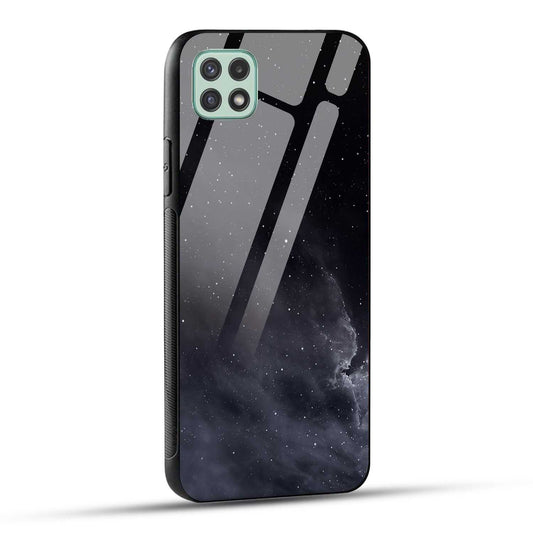 Samsung Galaxy A22 5G / Samsung Galaxy F42 5G Back Cover Stars In The Dark Printed Glass Case