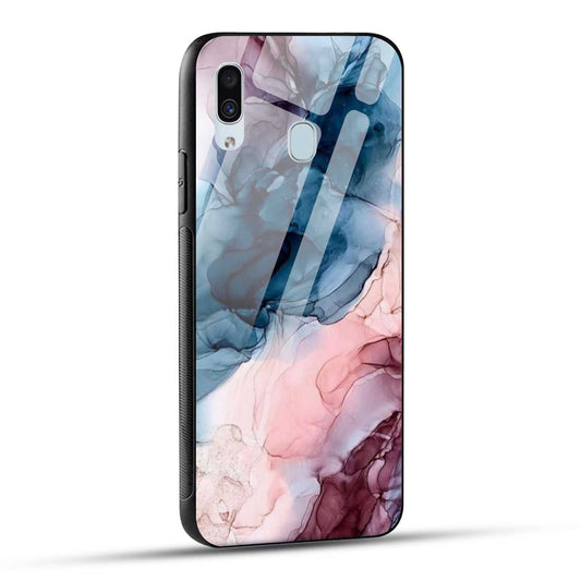 Samsung Galaxy A30 / Samsung Galaxy A20 / Samsung Galaxy M10s Back Cover Marble Color Printed Glass Case