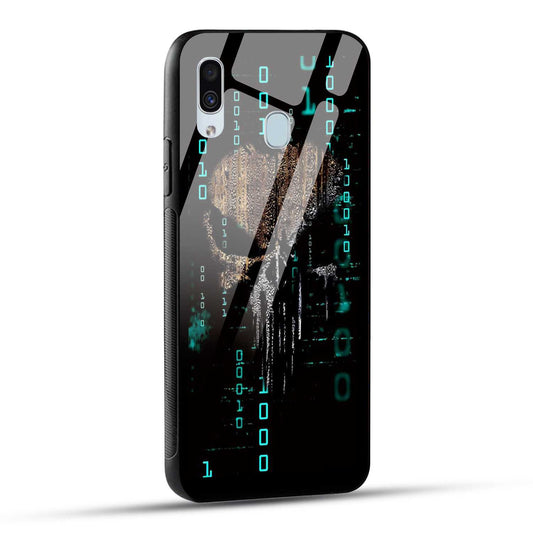 Samsung Galaxy A30 / Samsung Galaxy A20 / Samsung Galaxy M10s Back Cover Hacker Printed Glass Case