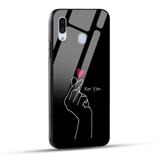 Samsung Galaxy A30 / Samsung Galaxy A20 / Samsung Galaxy M10s Back Cover For You Printed Glass Case