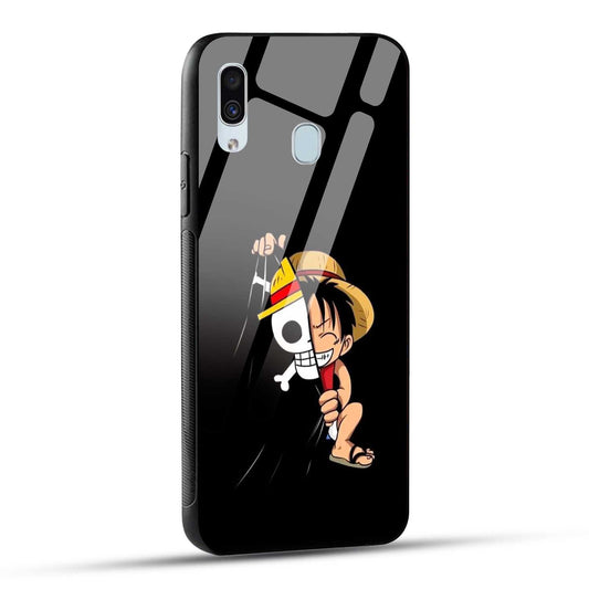 Samsung Galaxy A30 / Samsung Galaxy A20 / Samsung Galaxy M10s Back Cover Luffy Printed Glass Case