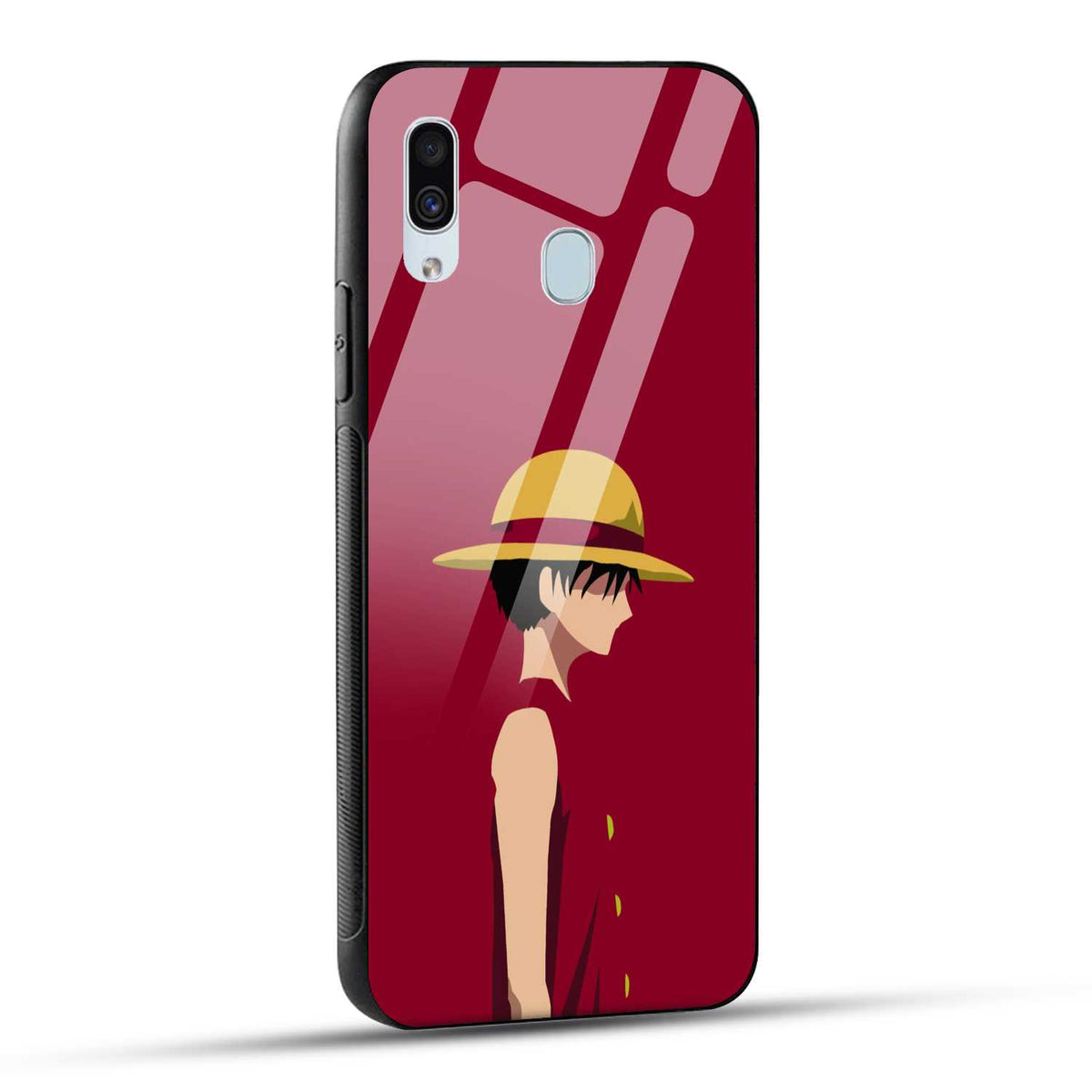 Samsung Galaxy A30 / Samsung Galaxy A20 / Samsung Galaxy M10s Back Cover Luffy Printed Glass Case