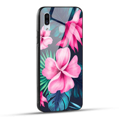 Samsung Galaxy A30 / Samsung Galaxy A20 / Samsung Galaxy M10s Back Cover Retro Flowers  Printed Glass Case