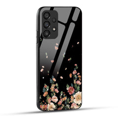 Samsung Galaxy A73 5G Back Cover Flowers Girly Printed Glass Case