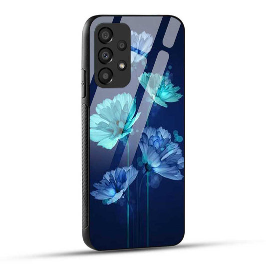 Samsung Galaxy A33 5G Back Cover Beautiful Floral Art Glass Case