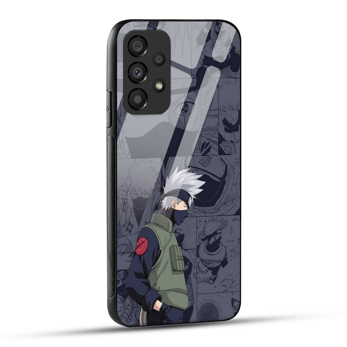 Samsung Galaxy A73 5G Back Cover Kakashii Printed Glass Case