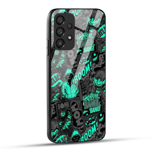 Samsung Galaxy A73 5G Back Cover Boom Printed Glass Case