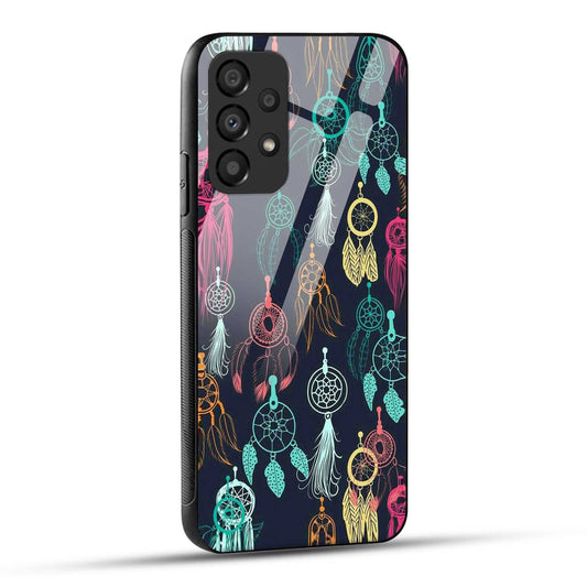 Samsung Galaxy A73 5G Back Cover Dreamcatcher Printed Glass Case