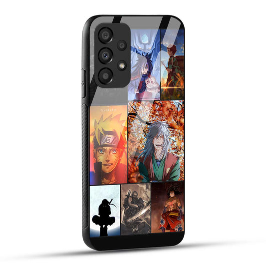 Samsung Galaxy A73 5G Back Cover Kakashii Narutto Printed Glass Case