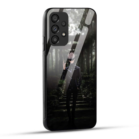 Samsung Galaxy A73 5G Back Cover Gojo Printed Glass Case