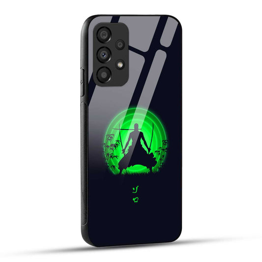 Samsung Galaxy A23 Back Cover Zoro Printed Glass Case