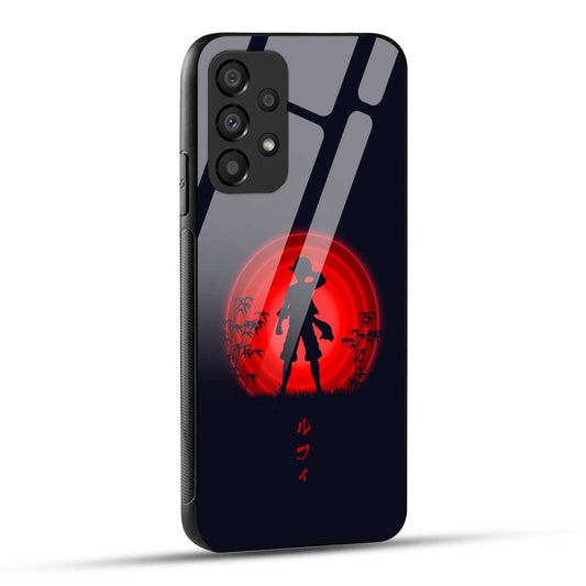 Samsung Galaxy A73 5G Back Cover Luffy Printed Glass Case