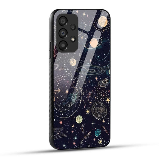 Samsung Galaxy A73 5G Back Cover Beauty Of Multiverse Art Printed Glass Case