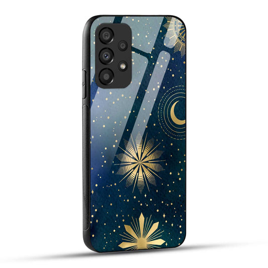 Samsung Galaxy A73 5G Back Cover Art Of Moon Printed Glass Case