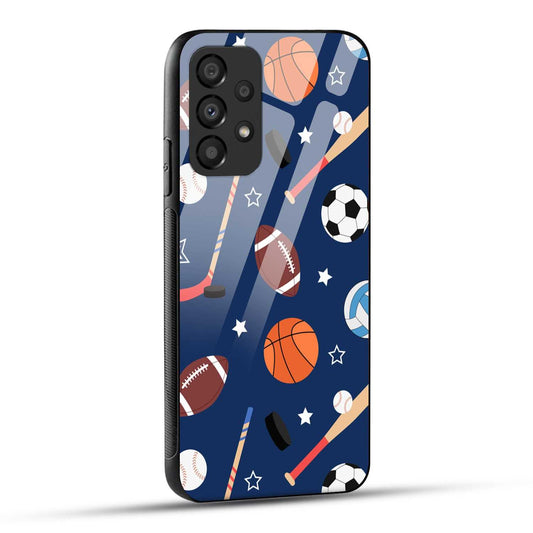 Samsung Galaxy A73 5G Back Cover Every Sports Matter Printed Glass Case