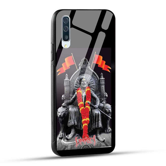 Samsung Galaxy A50 / A50s / A30s Back Cover Chatrapati Shivaji Raje Glass Case