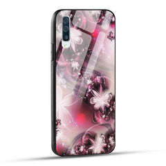 Samsung Galaxy A50 / A50s / A30s Back Cover Beautiful Flower Glass Case