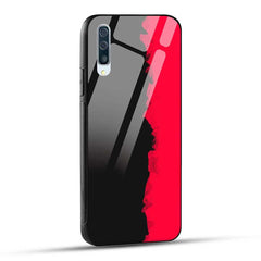 Samsung Galaxy A50 / A50s / A30s Back Cover Red Side Glass Case