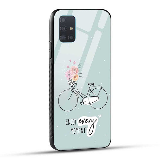 Samsung Galaxy A51 Back Cover Enjoy Every Moment Glass Case